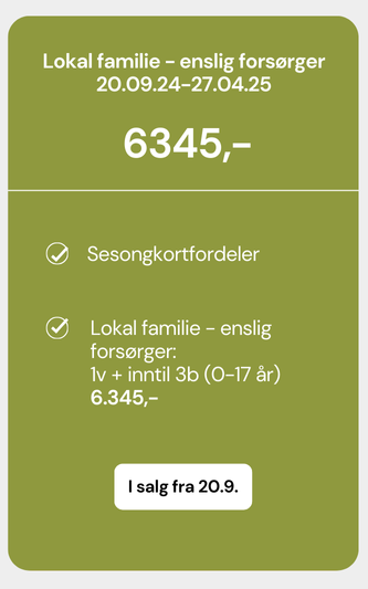 Lokal familie sesongkort enslig forsørger