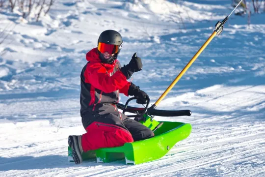 Lift-based sledding - 2 hours action on the toboggan run