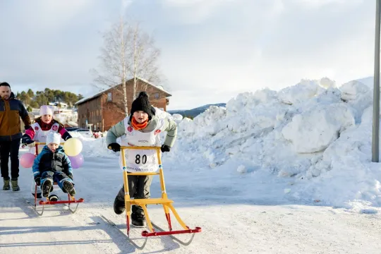 Children kicksled-WC (costume)