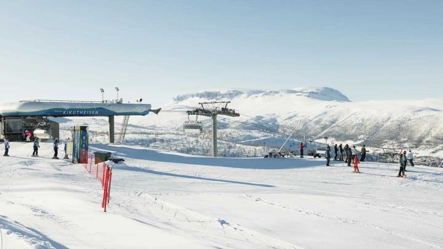 Skisenteret på Geilo, utsikt fra Kikutheisen