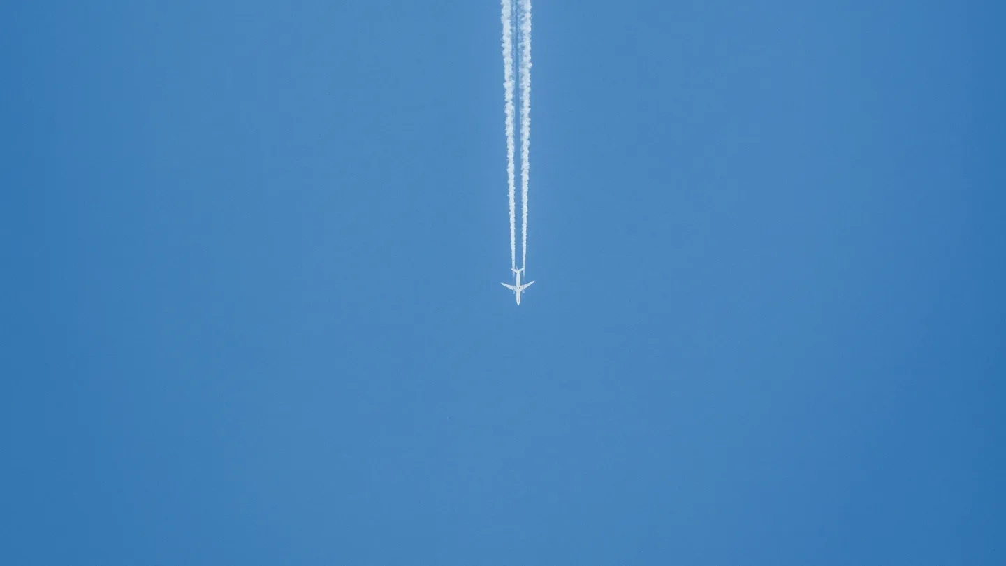 Fly i luften over Geilo