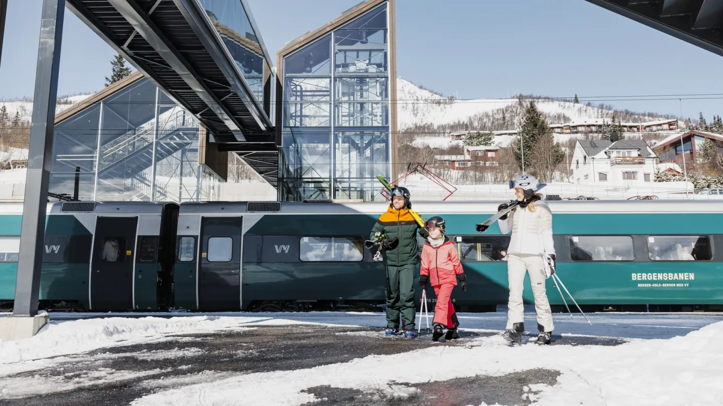 Togstasjon på Geilo, Kikutbussen