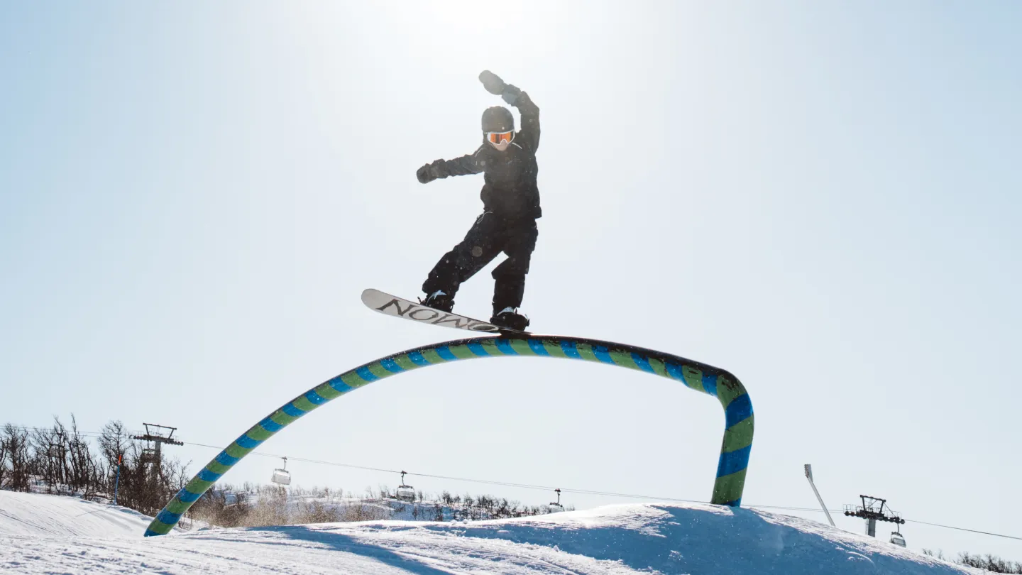 Geiloparken i skisenteret på Geilo