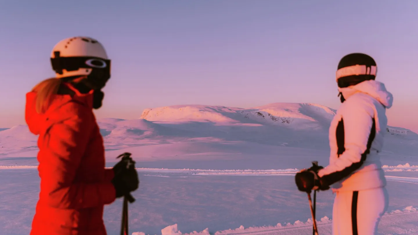 Morgenski i skisenteret på Geilo