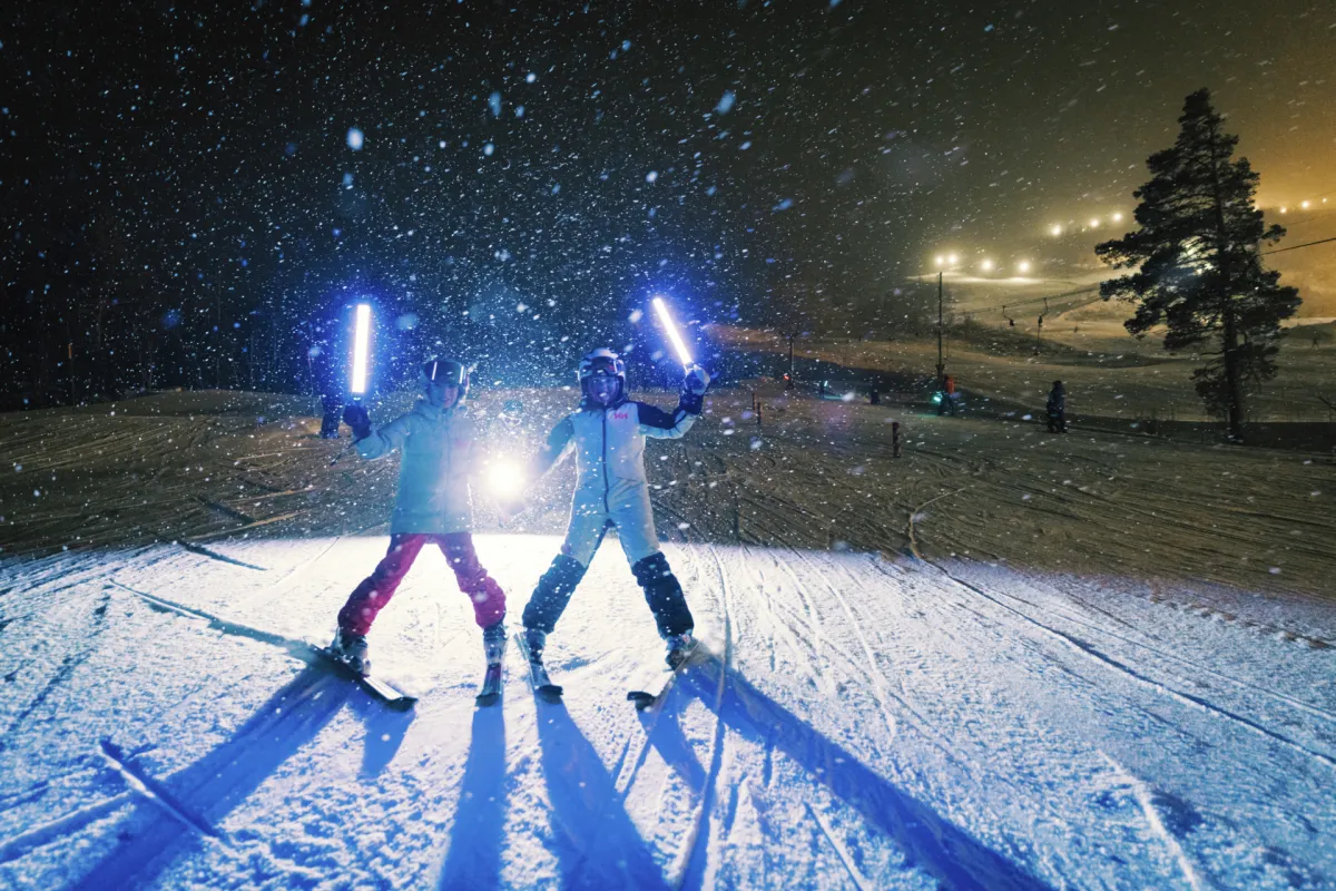 Fredagsdisko i skisenteret på Geilo