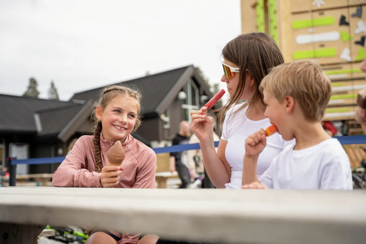 mat og drikke i sommerparken