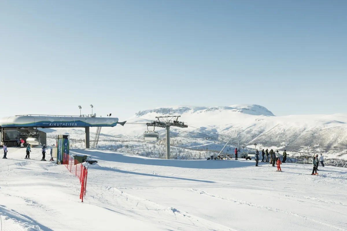 Skisenteret på Geilo, utsikt fra Kikutheisen