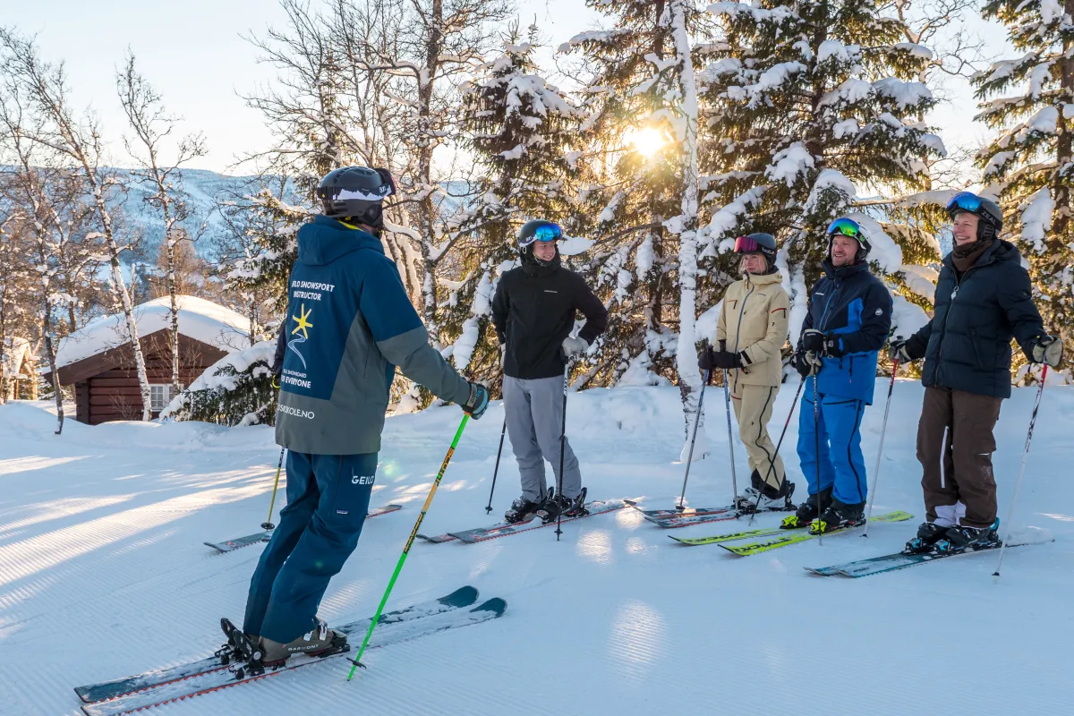 Skiskole på Slaatta