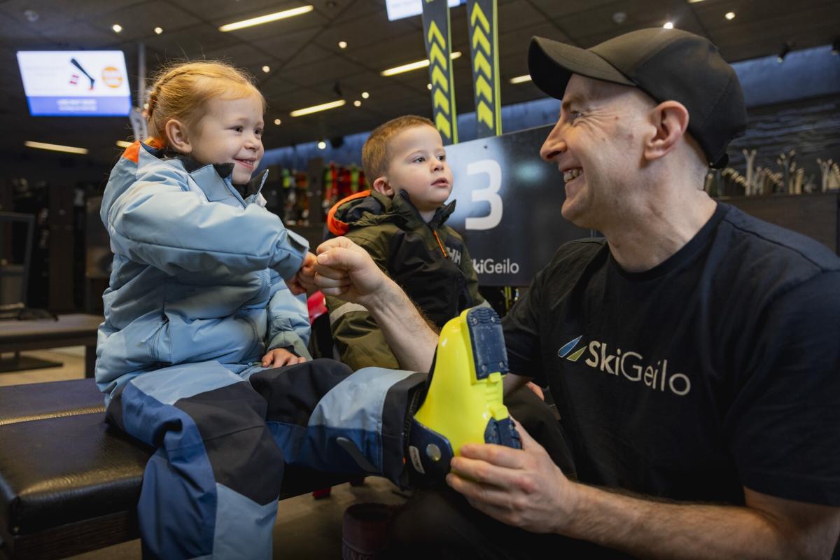 Skiutleie i skisenteret på Geilo