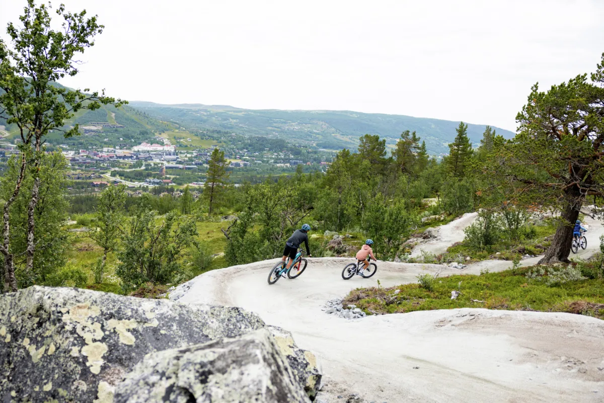 Sykling på Geilo, heisbasert sykling, flow motion